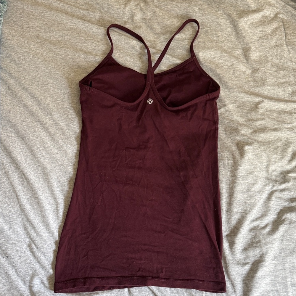 Lululemon Burgundy Tank Top